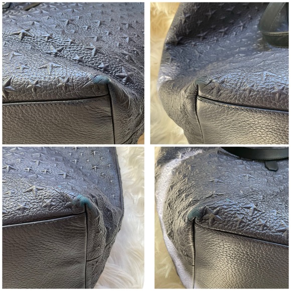 Jimmy Choo Sofia/M Tote Bag Smokey Blue - Picture 6 of 12